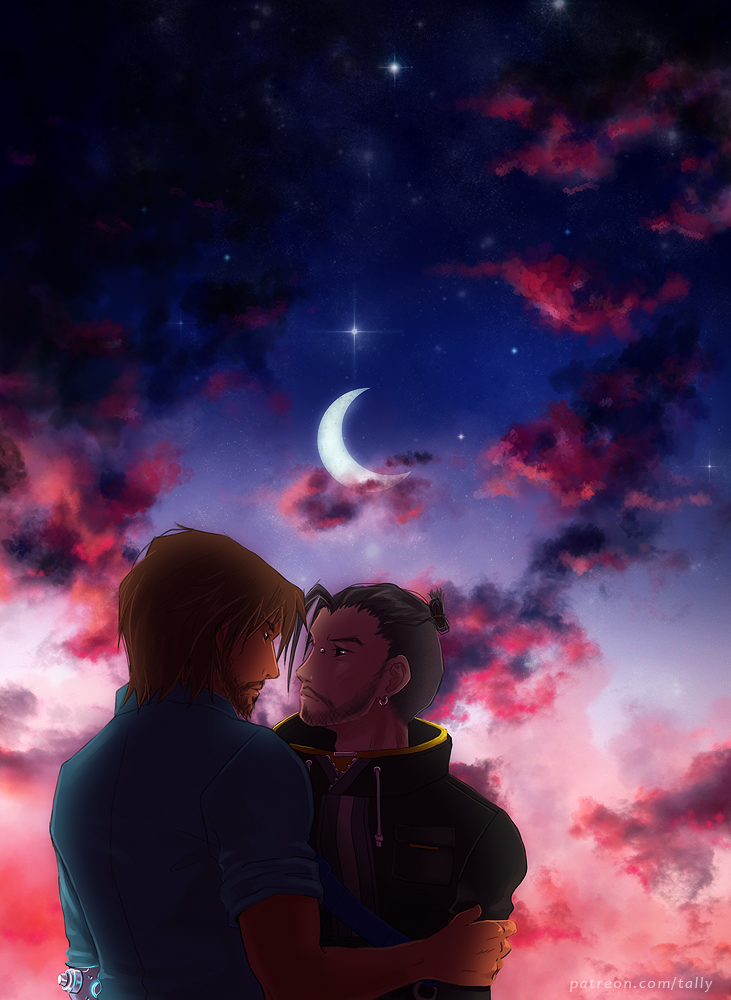 cassidy and hanzo (overwatch and 1 more) drawn by tallyarts