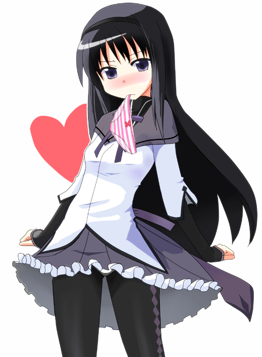 akemi homura (mahou shoujo madoka magica) drawn by hottan!