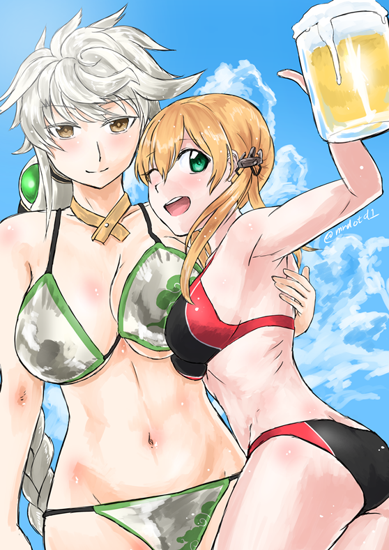prinz eugen and unryuu (kantai collection) drawn by mrdotd