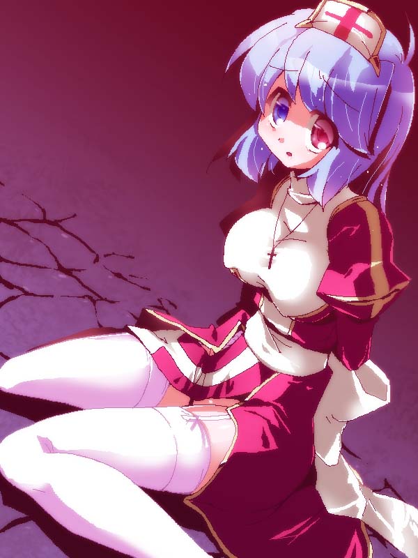 tatara kogasa and high priest (touhou and 1 more) drawn by miuku_(marine_sapphire)