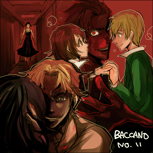 chane laforet, claire stanfield, firo prochainezo, ennis, and ladd russo (baccano!)
