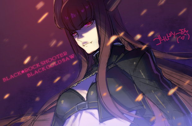black gold saw (black rock shooter) drawn by jou_(mono)