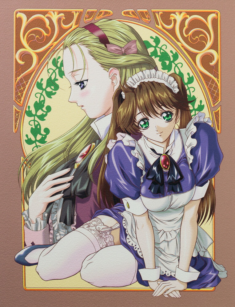 oohara mirei and maria padrino (elysion ~eien no sanctuary~) drawn by yokota_mamoru
