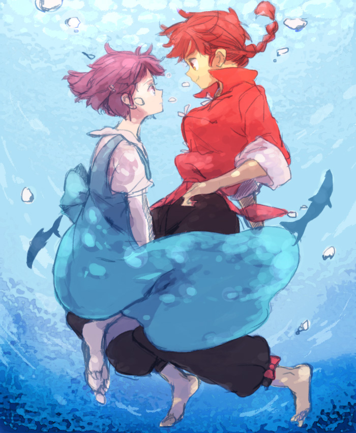 ranma-chan and tendou akane (ranma 1/2) drawn by 210_(titoto)
