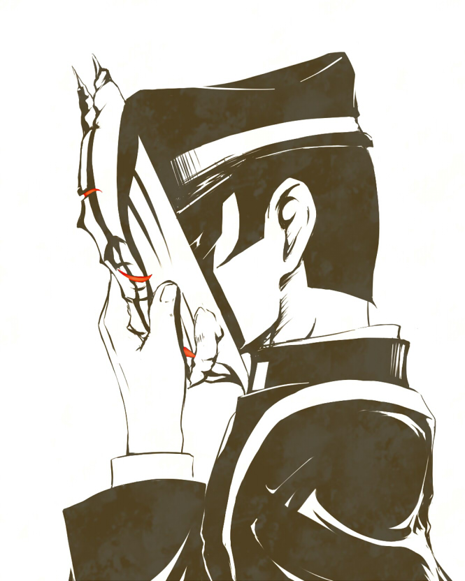 kuzunoha raidou and shinado (devil summoner and 1 more) drawn by matsu_84