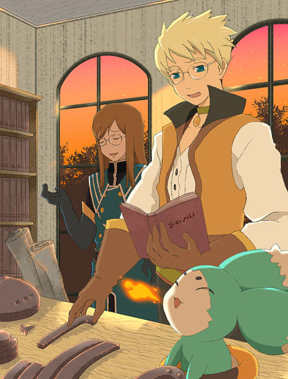 jade curtiss, mieu, and guy cecil (tales of and 1 more)