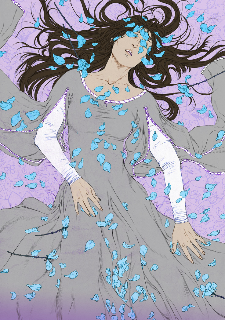lyanna stark (a song of ice and fire) drawn by joanna_krotka
