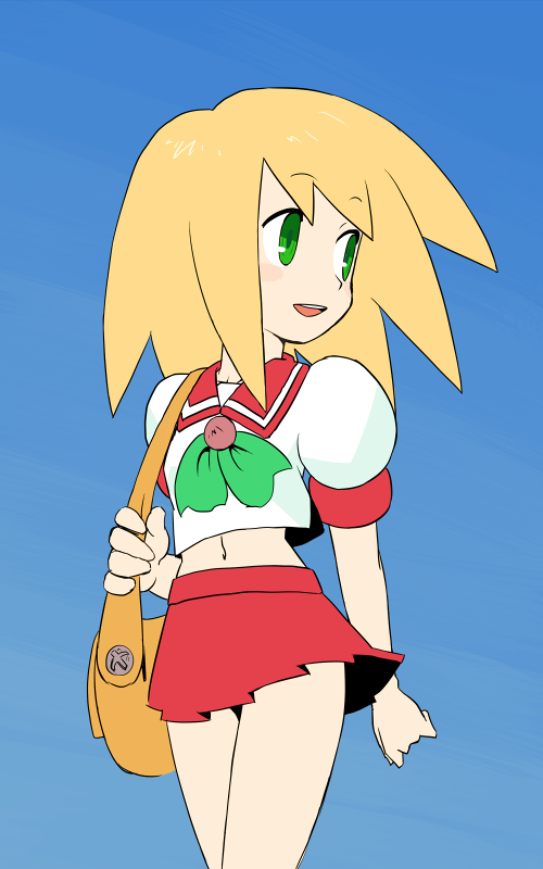 roll caskett (mega man and 1 more) drawn by muu_(mumumer)