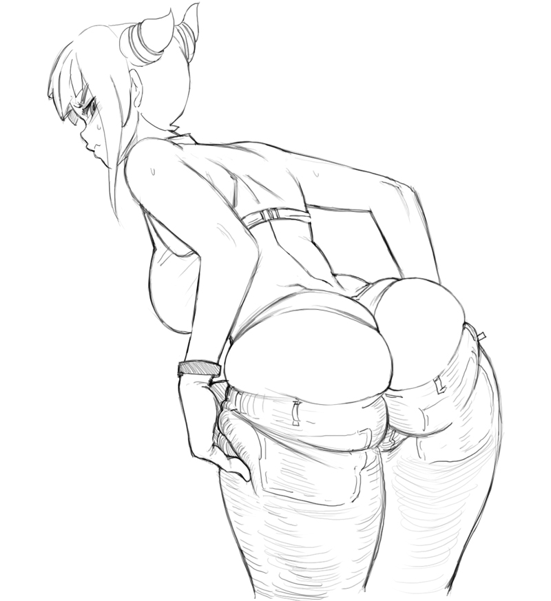 han juri (street fighter and 1 more) drawn by drawfag