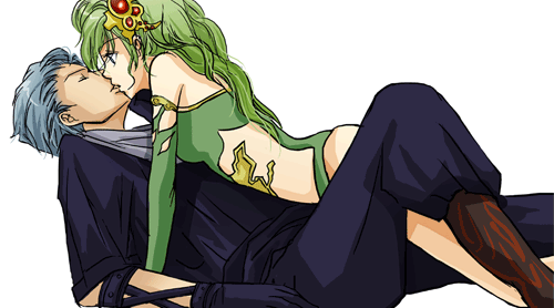 rydia, ninja, summoner, and edward geraldine (final fantasy and 2 more) drawn by yamanba