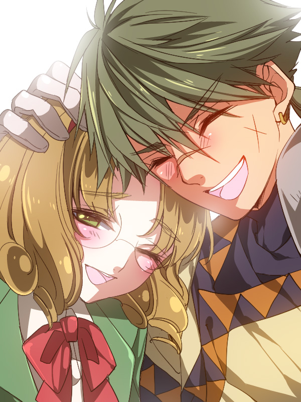 hououji fuu and ferio (magic knight rayearth) drawn by fujiwara_rika