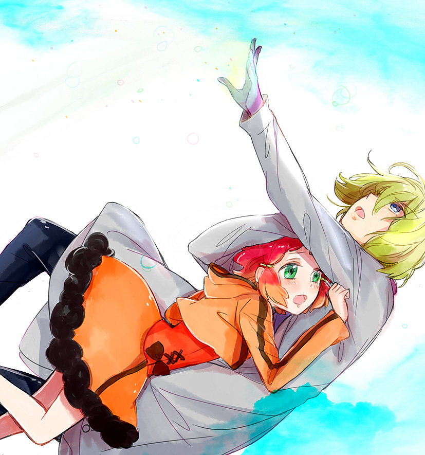 yunoha thrul and jin musou (aquarion and 1 more) drawn by watanuki_(tetw)