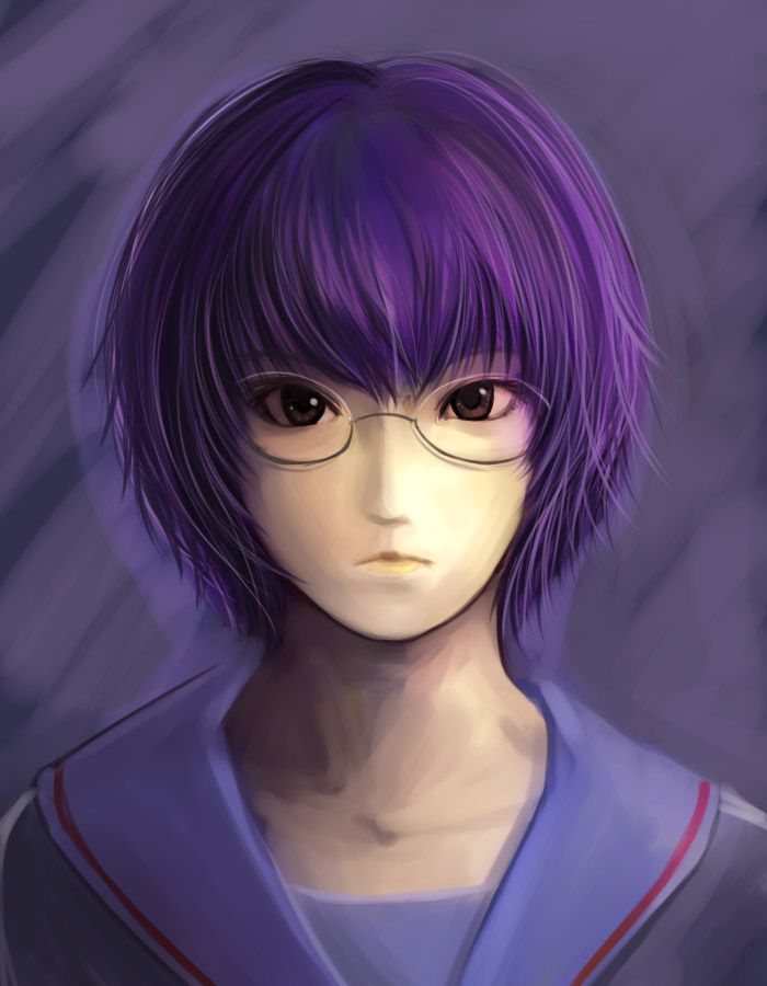 nagato yuki (suzumiya haruhi no yuuutsu) drawn by zappers