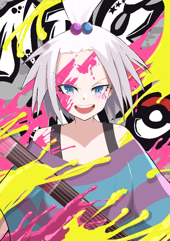 roxie (pokemon and 1 more) drawn by gawa_kawa0320