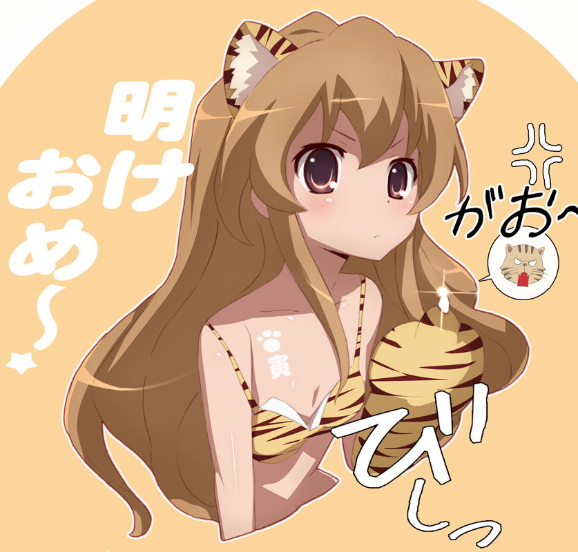 aisaka taiga and palmtop tiger (toradora!) drawn by jet_yowatari
