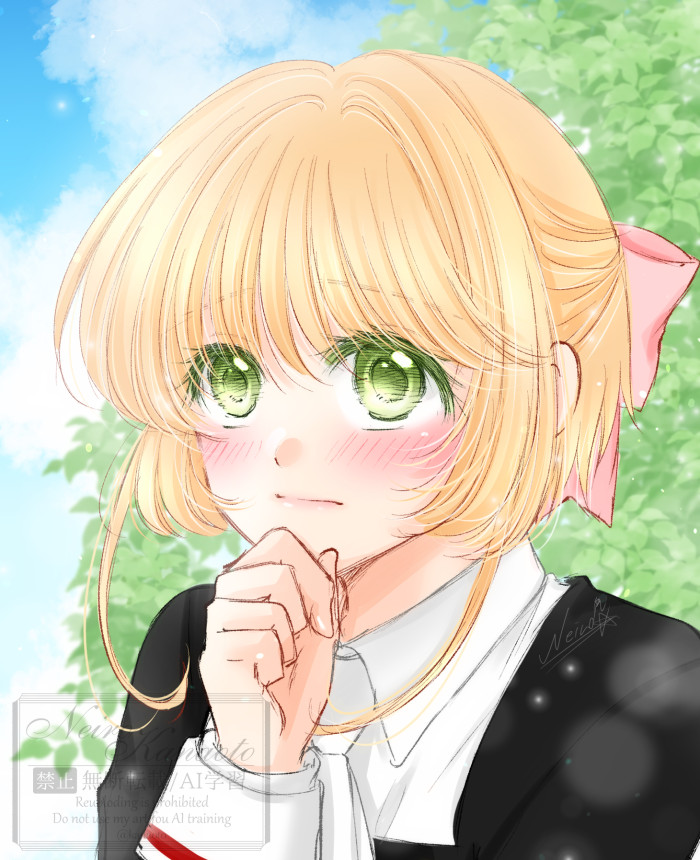 kinomoto sakura (cardcaptor sakura) drawn by kanaoto_neiro