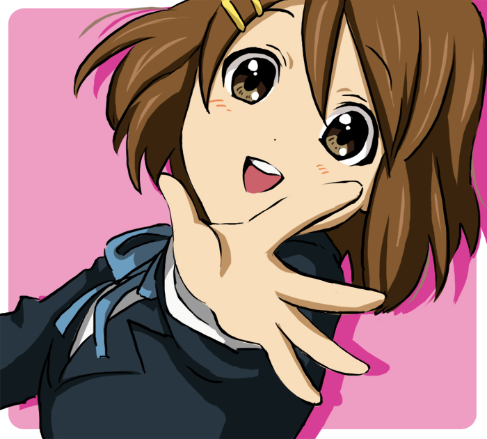 hirasawa yui (k-on!) drawn by ruku_(ruku_5050)