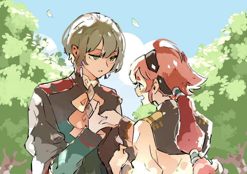 suletta mercury and elan ceres (gundam and 1 more) drawn by oisiokayu