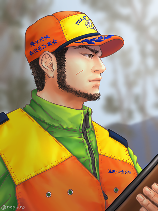 tanigaki genjirou (golden kamuy) drawn by nopinzo