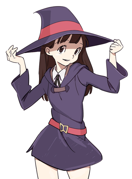 kagari atsuko (little witch academia) drawn by midori_(ike)