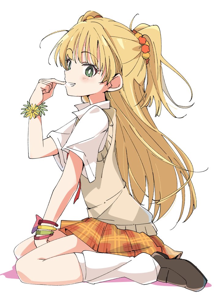 jougasaki rika (idolmaster and 1 more) drawn by ixy
