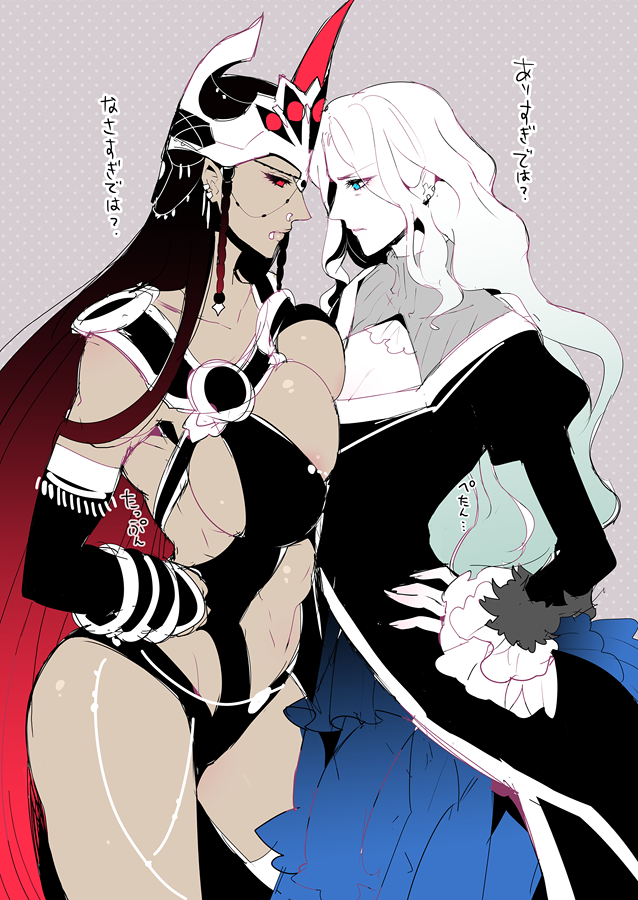 vlad iii and romulus (fate and 1 more) drawn by koshiro_itsuki