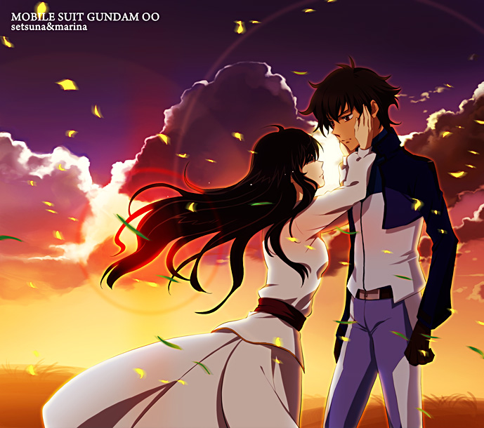 setsuna f. seiei and marina ismail (gundam and 1 more) drawn by ariko