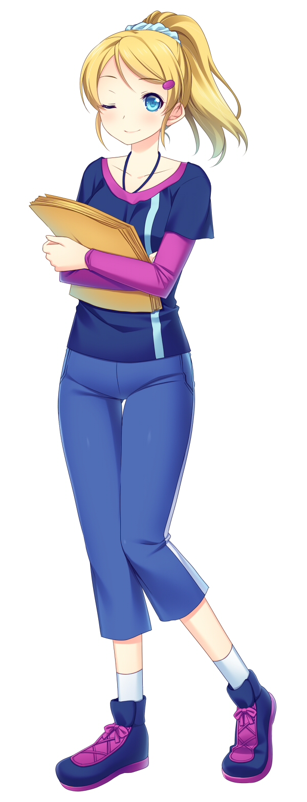 ayase eli (love live! and 1 more) drawn by touon