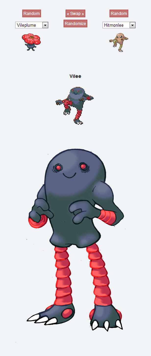 vileplume and hitmonlee (pokemon) drawn by darksilvania