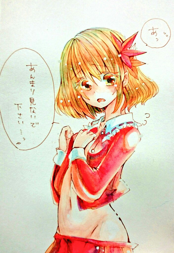 aki shizuha (touhou) drawn by chaka3464