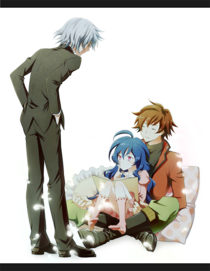 hyoubu kyousuke, yuugiri, and hinomiya andy (zettai karen children and 1 more) drawn by aihara_kaya
