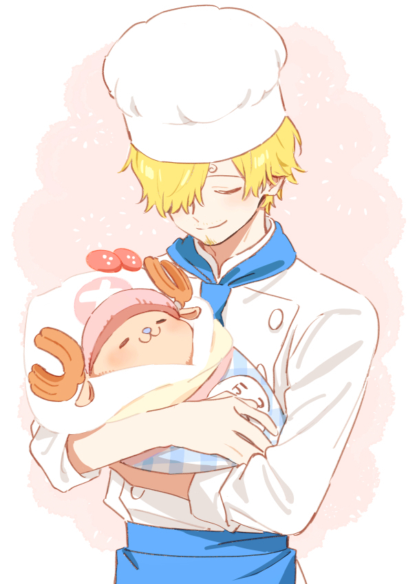 sanji and tony tony chopper (one piece) drawn by taro_(honyarara00)