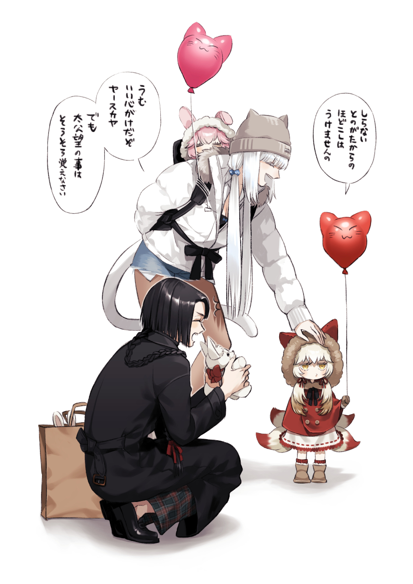 tamamo, koyanskaya, dobrynya nikitich, and taigong wang (fate and 1 more) drawn by m_t_1