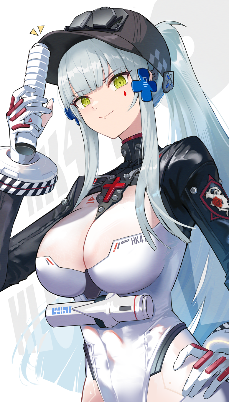 hk416 and klukai (girls' frontline and 1 more) drawn by niac