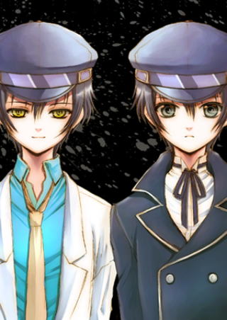 shirogane naoto and shadow naoto (persona and 1 more) drawn by seiru_(prairie)