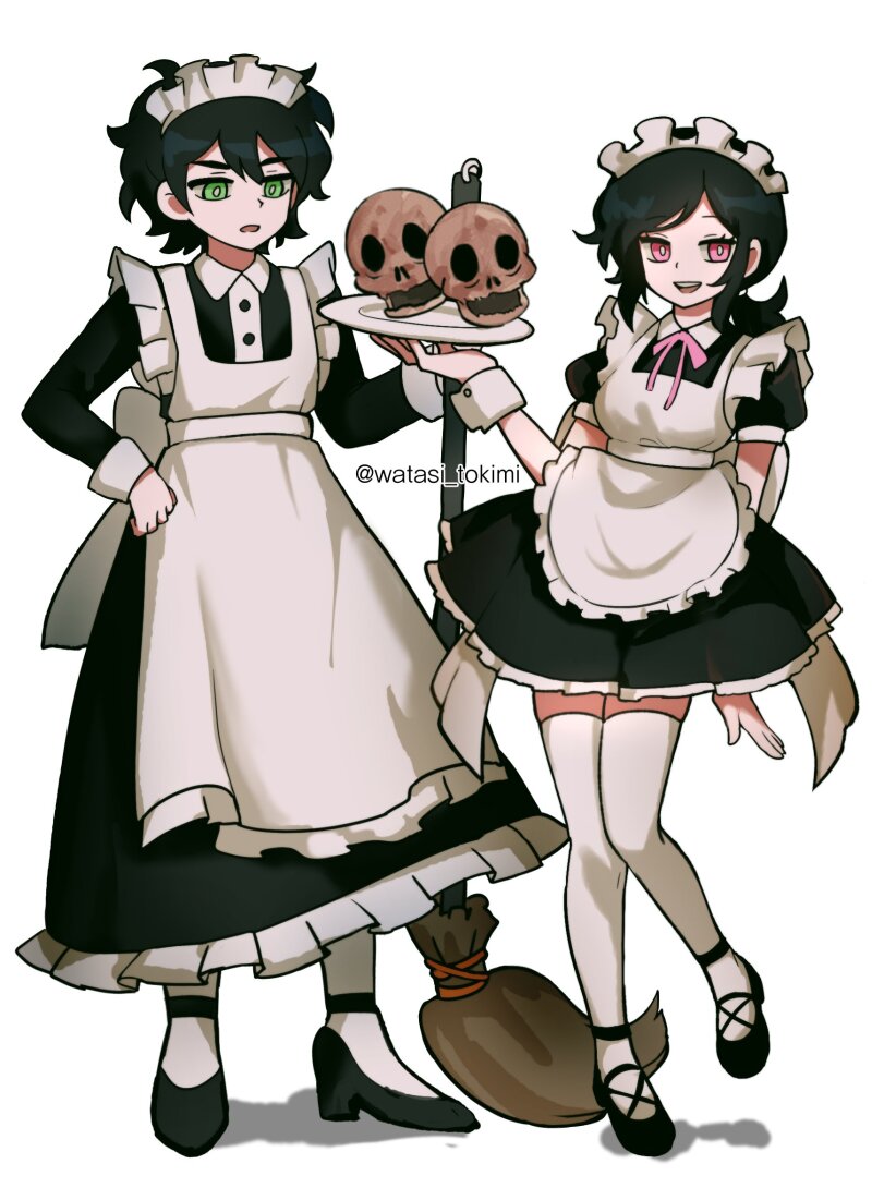ashley graves and andrew graves (the coffin of andy and leyley) drawn by watasi_tokimi