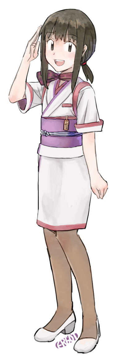 fubuki (kantai collection and 1 more) drawn by ergot