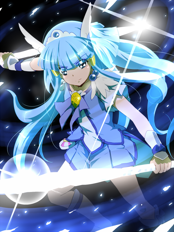 aoki reika and cure beauty (precure and 1 more) drawn by tj-type1
