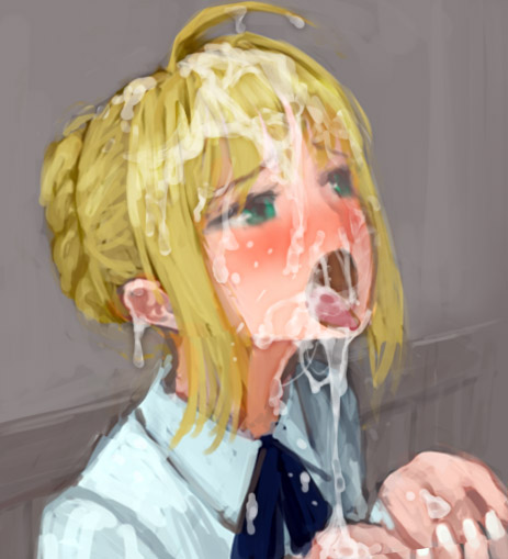 artoria pendragon and saber (fate and 1 more) drawn by trodh