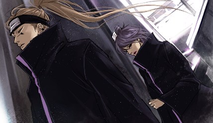konan, pain, and chikushoudou pain (naruto and 1 more) drawn by lily_(artist)