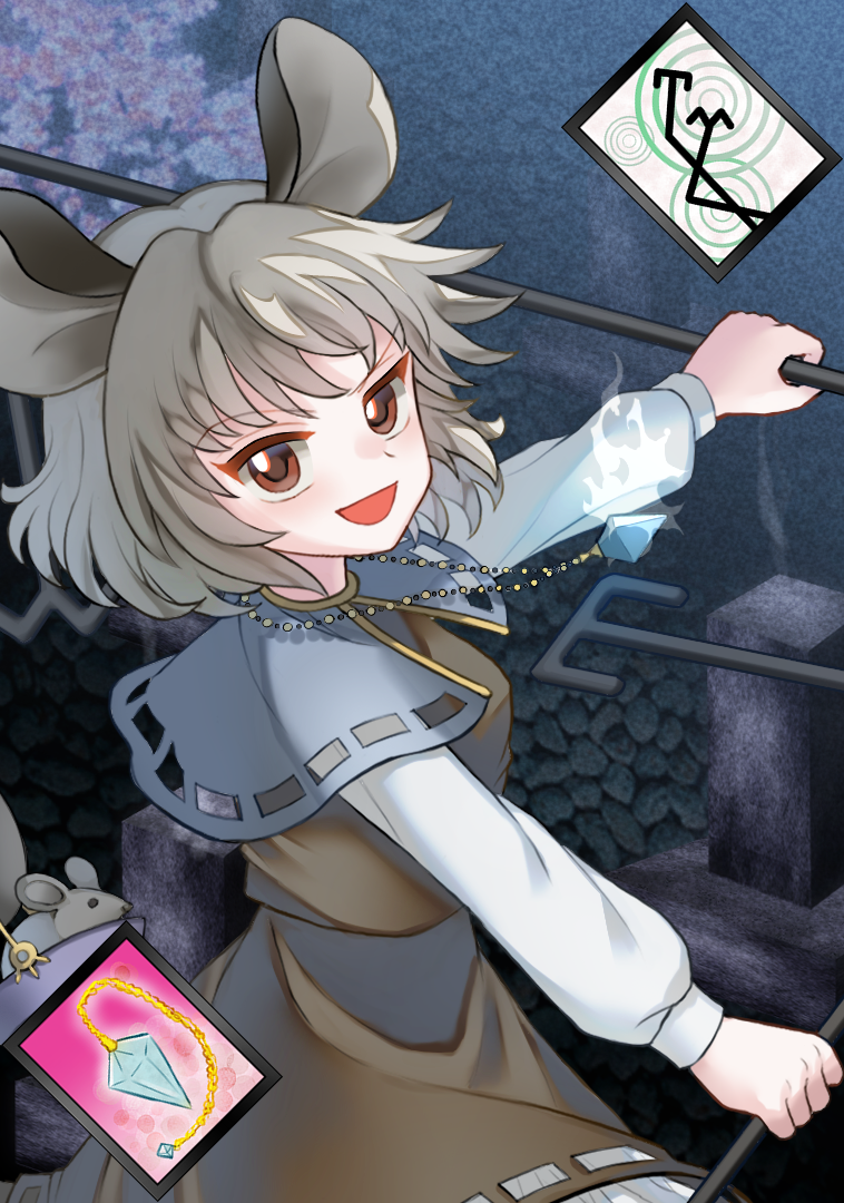 nazrin (touhou and 1 more) drawn by mirei_(miirei)