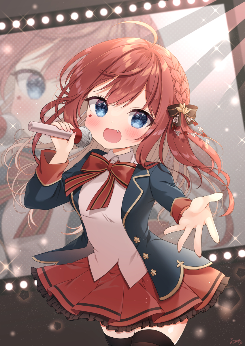 hanasaki kureha (indie virtual youtuber) drawn by nanase_(ribonshitoron)