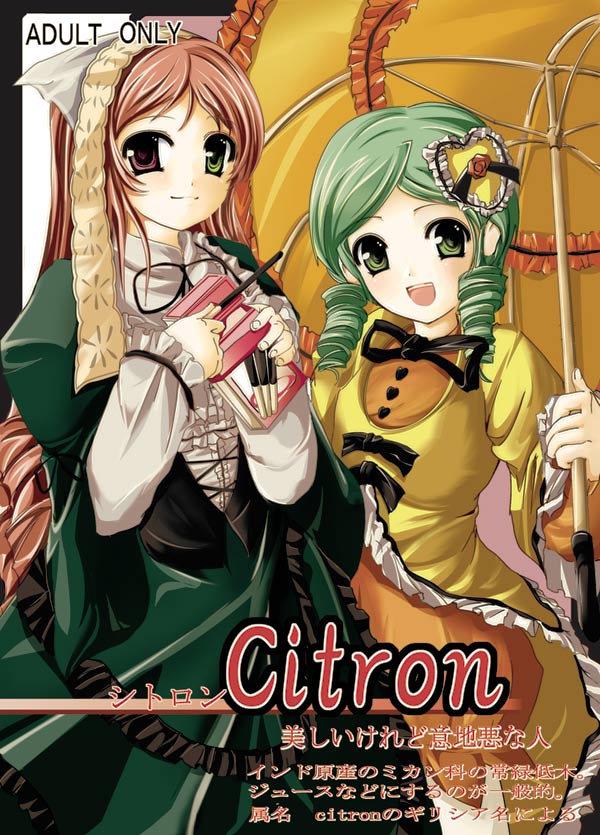 suiseiseki and kanaria (rozen maiden) drawn by ruku_(alicecreation)