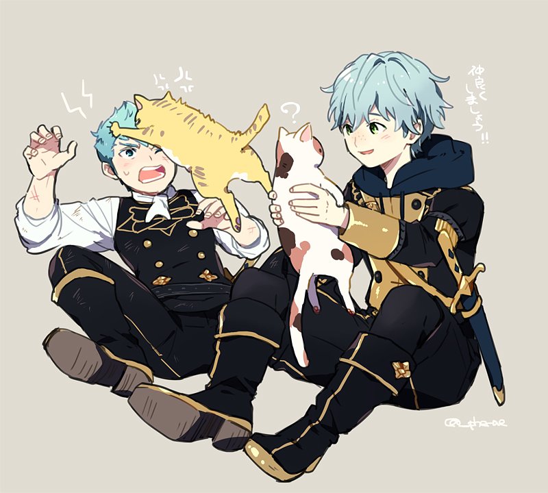 ashe ubert and caspar von bergliez (fire emblem and 1 more) drawn by guttary