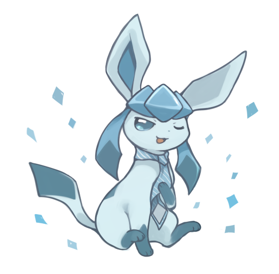 glaceon (pokemon) drawn by konanbo