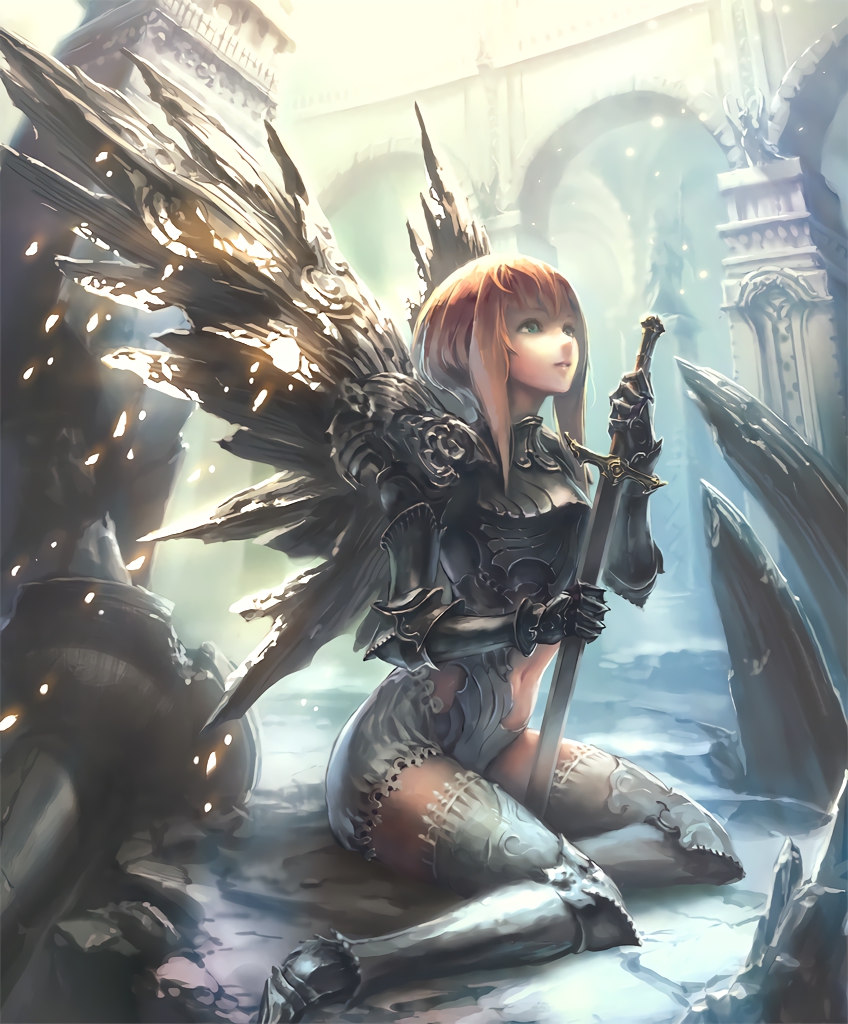 enstatued seraph (shingeki no bahamut and 1 more)