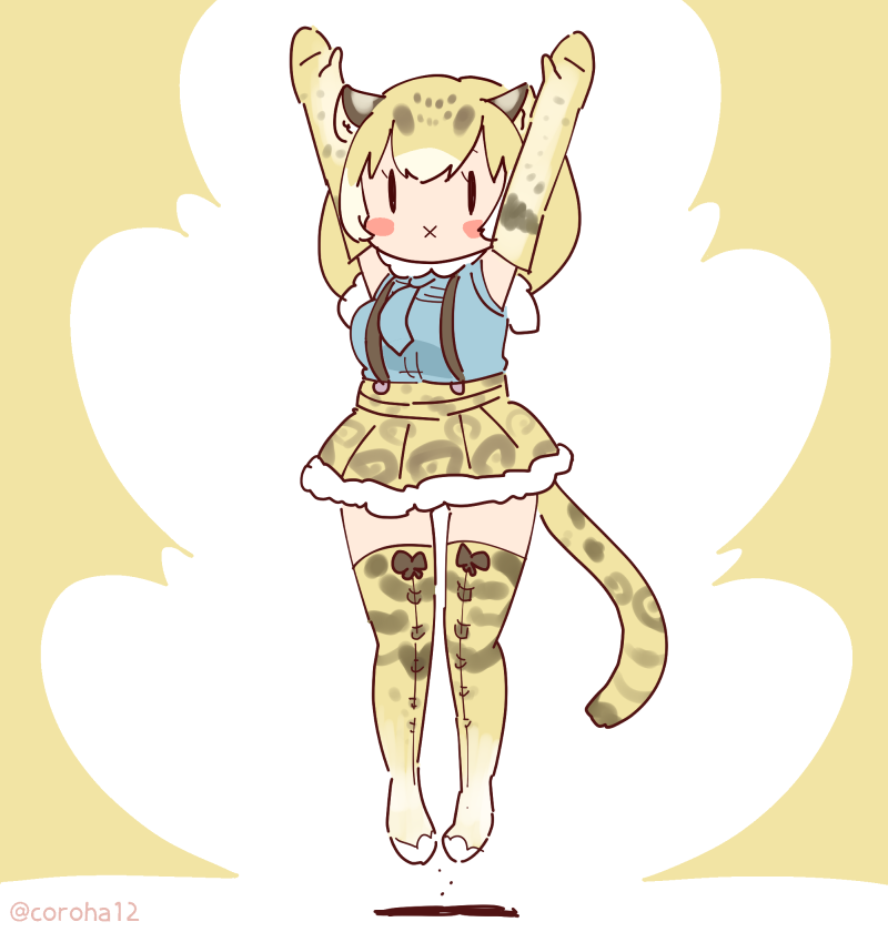 arizonan jaguar (kemono friends and 1 more) drawn by coroha