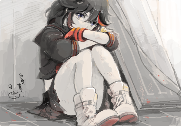 matoi ryuuko and senketsu (kill la kill) drawn by yoshinori_(fmn)