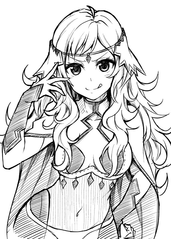 ophelia (fire emblem and 1 more) drawn by ten_(tenchan_man)