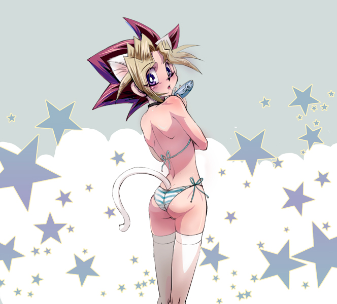 muto yugi (yu-gi-oh! and 1 more) drawn by watako_(readymade)
